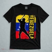 Venezuelan Baseball Player Venezuela Flag Baseball Fans T-Shirt thumb 5