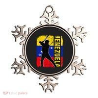 Venezuelan Baseball Player Venezuela Flag Baseball Fans Ornament thumb 0