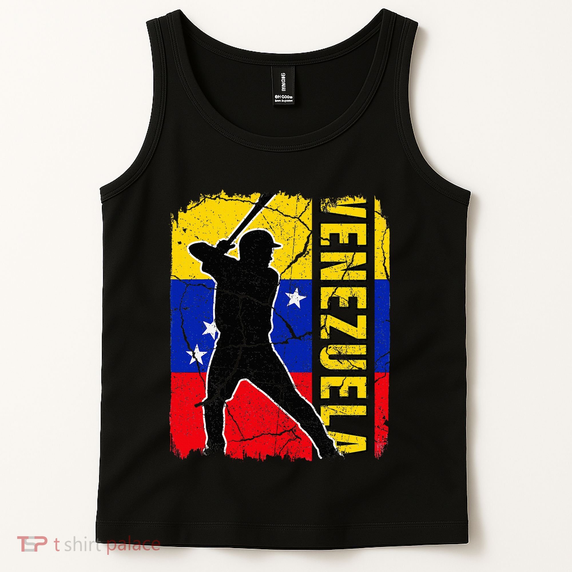 Venezuelan Baseball Player Venezuela Flag Baseball Fans Tank Top
