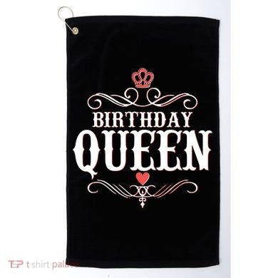 Vintage Birthday Queen Golf Towel