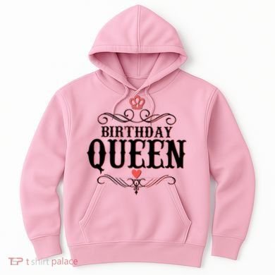 Vintage Birthday Queen Hoodie
