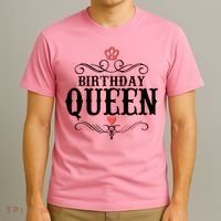 Vintage Birthday Queen T-Shirt thumb 3