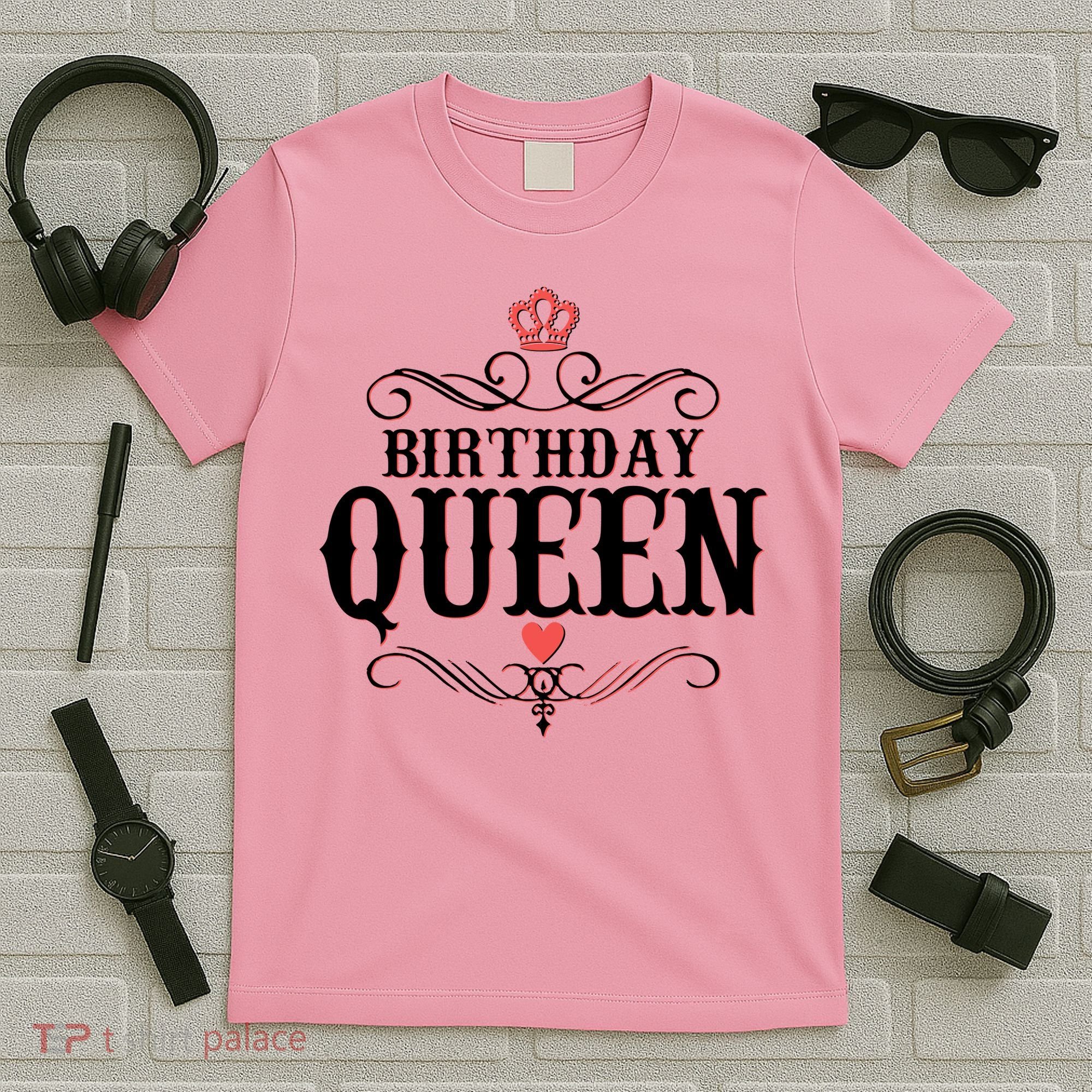 Vintage Birthday Queen T-Shirt
