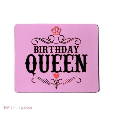 Vintage Birthday Queen Mousepad