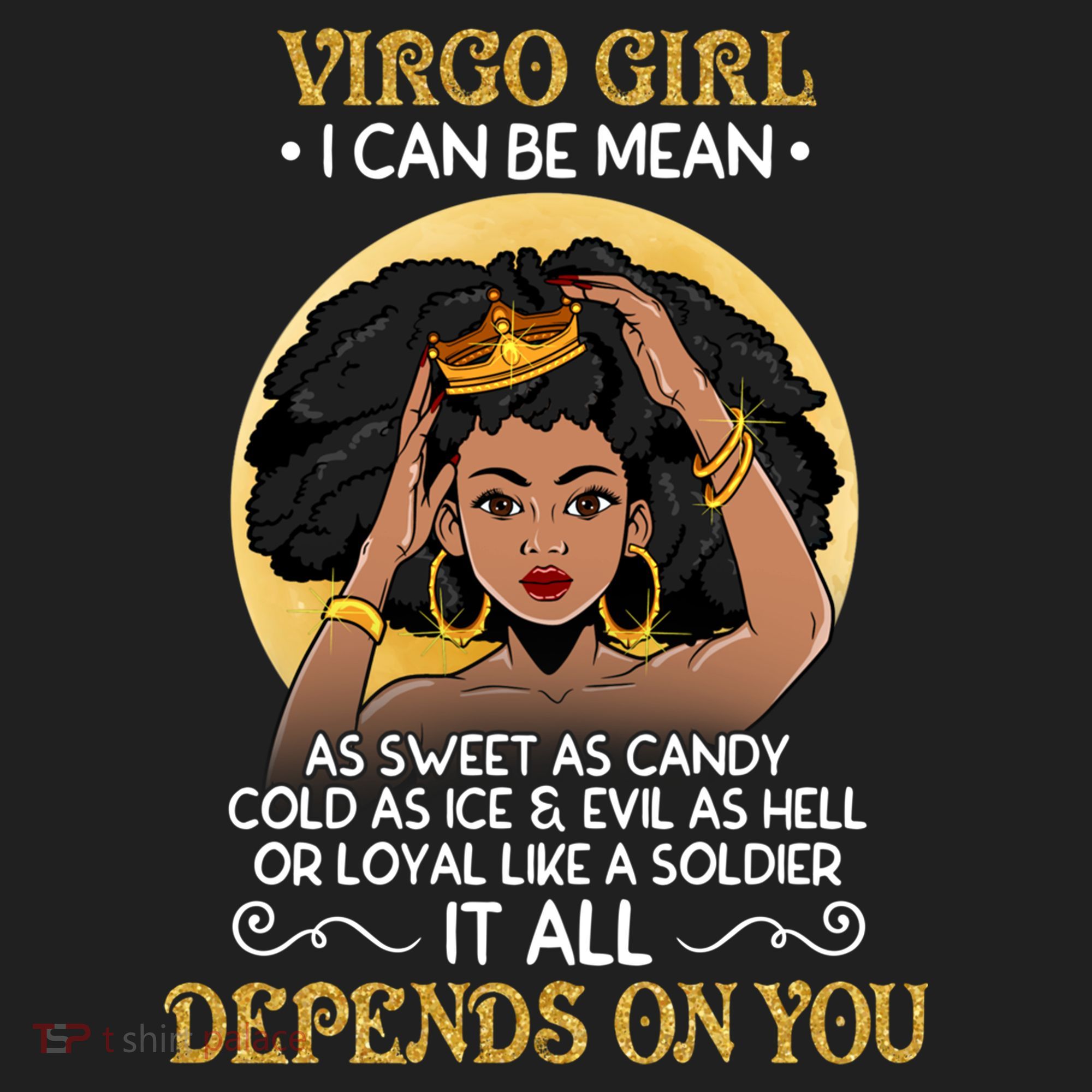 Virgo Black Queen August September Birthday Funny Gift Beanie