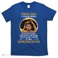 Virgo Black Queen August September Birthday Funny Gift T-Shirt thumb 0