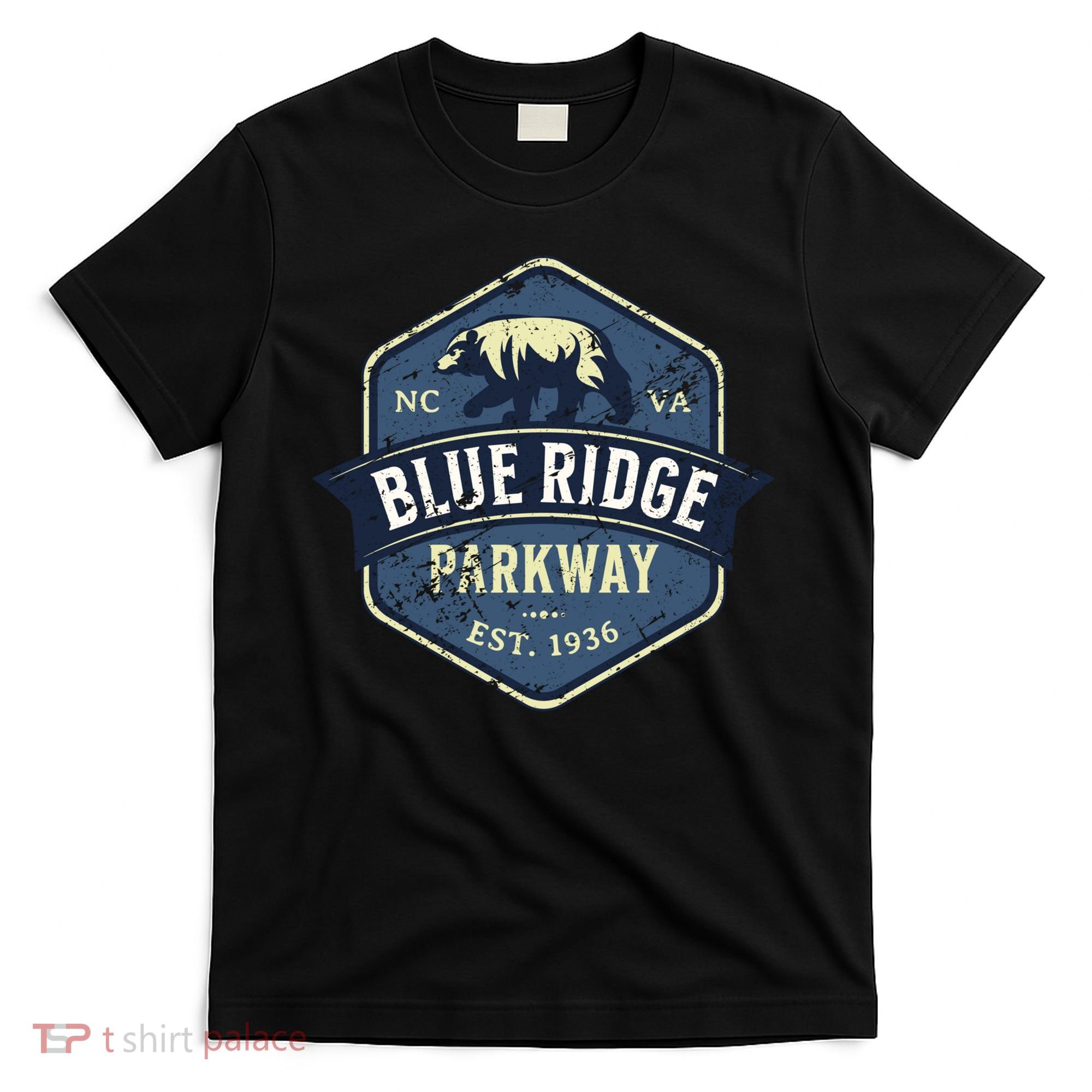 Vintage Blue Ridge Parkway BRP North Carolina and Virginia T-Shirt