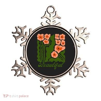 Vintage Blossoms Retro Flower Power Ornament