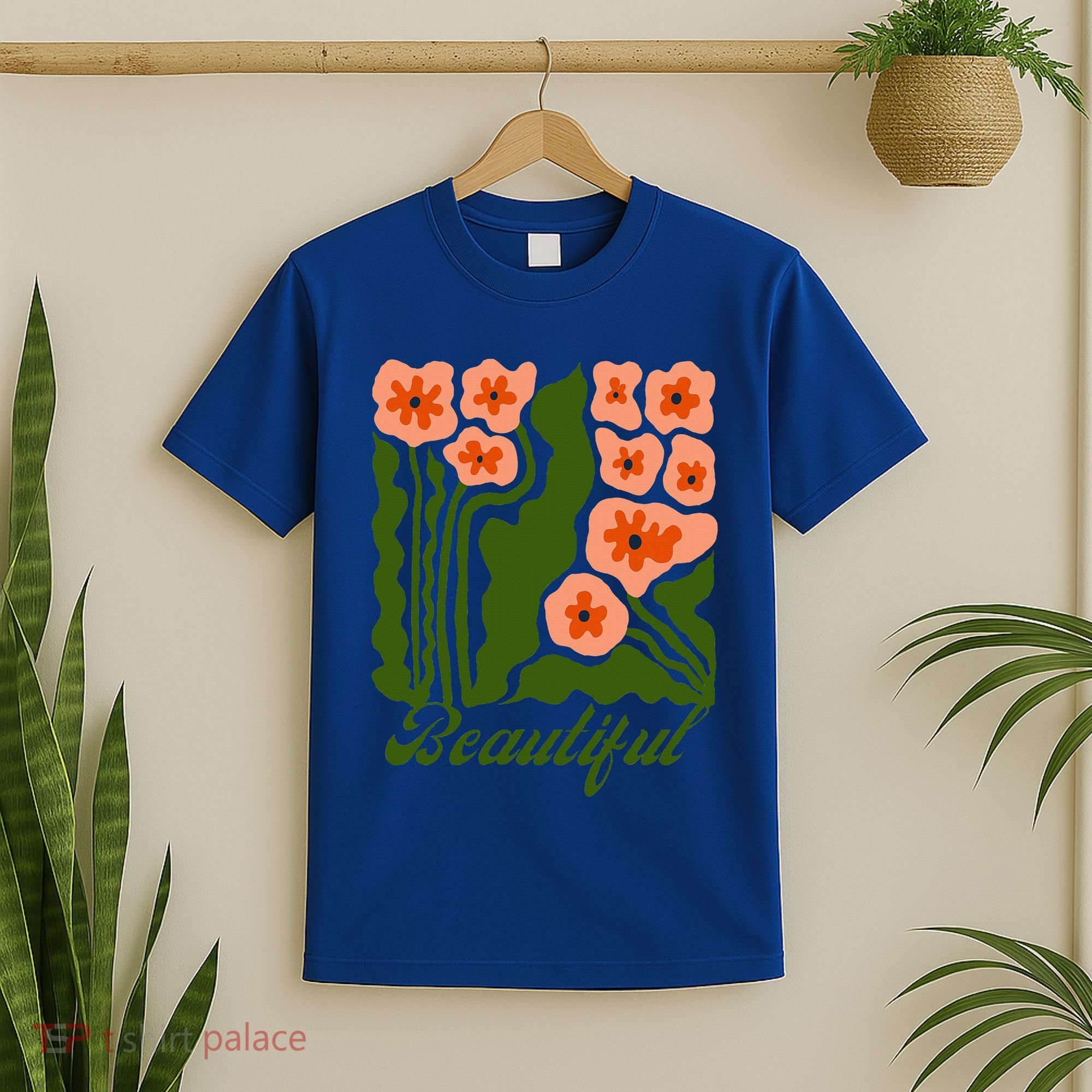 Vintage Blossoms Retro Flower Power T-Shirt
