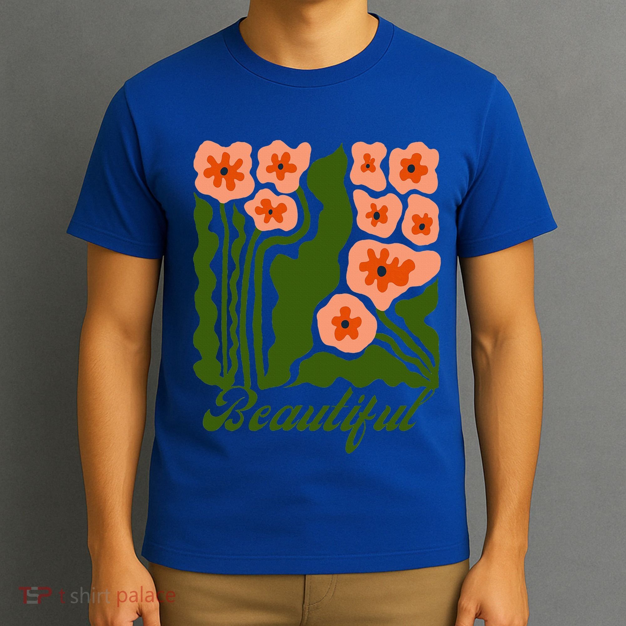 Vintage Blossoms Retro Flower Power T-Shirt