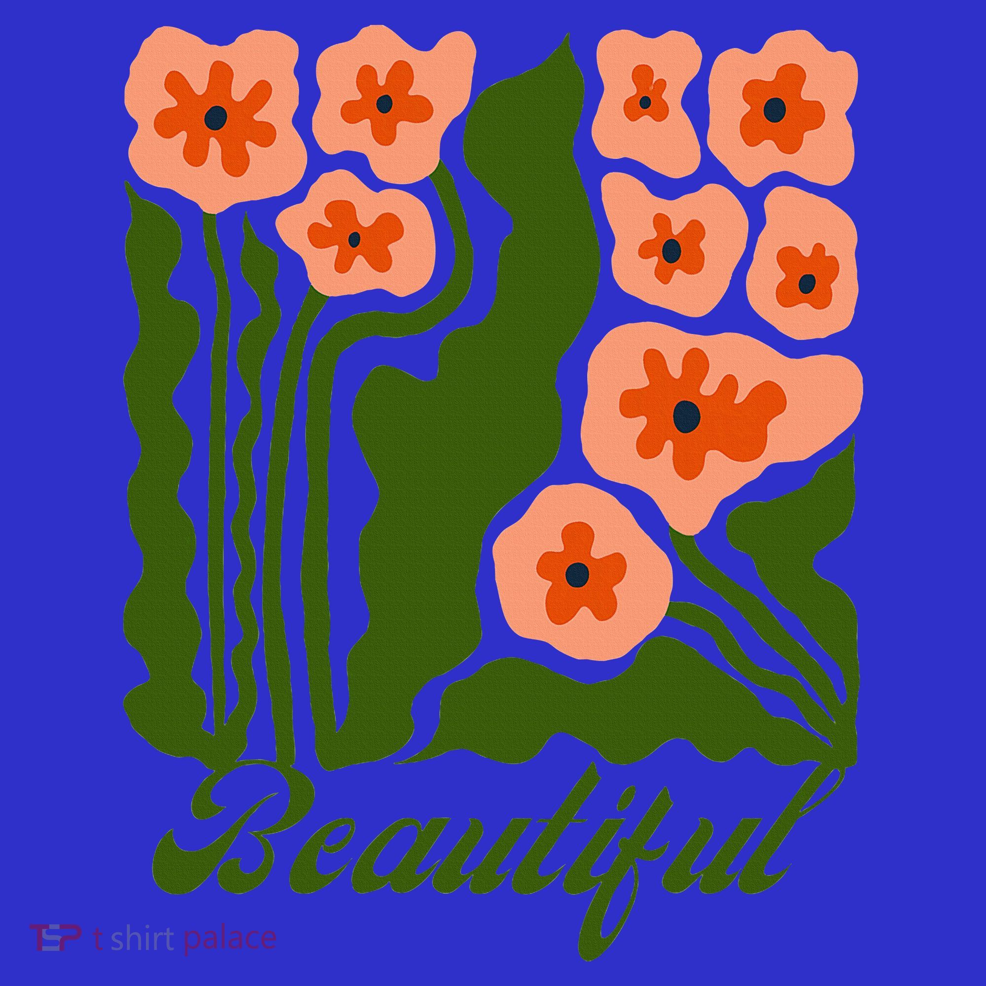 Vintage Blossoms Retro Flower Power T-Shirt