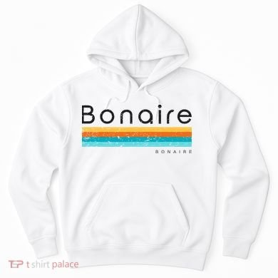 Vintage Bonaire Retro Design Hoodie