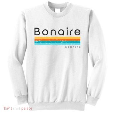 Vintage Bonaire Retro Design Sweatshirt