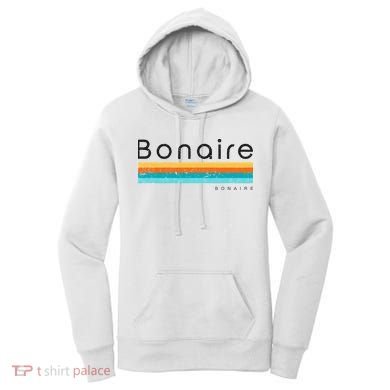 Vintage Bonaire Retro Design Women's Hoodie