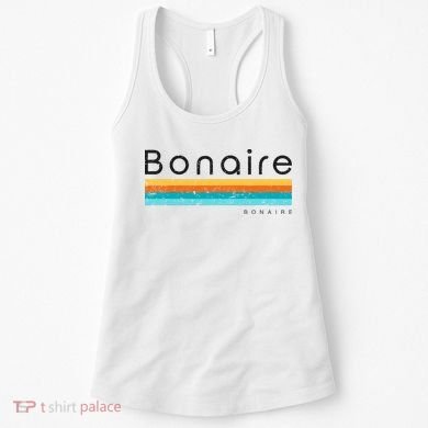 Vintage Bonaire Retro Design Women's Tank Top