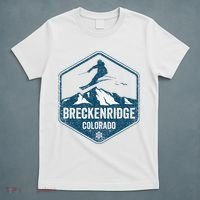 Vintage Breckenridge Retro Logo Ski T-Shirt thumb 5
