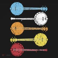 Vintage Banjo Retro Banjo Gift Country Music Bluegrass T-Shirt thumb 7