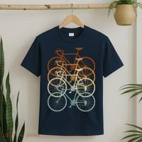 Vintage Bike Retro Bicycle T-Shirt thumb 2