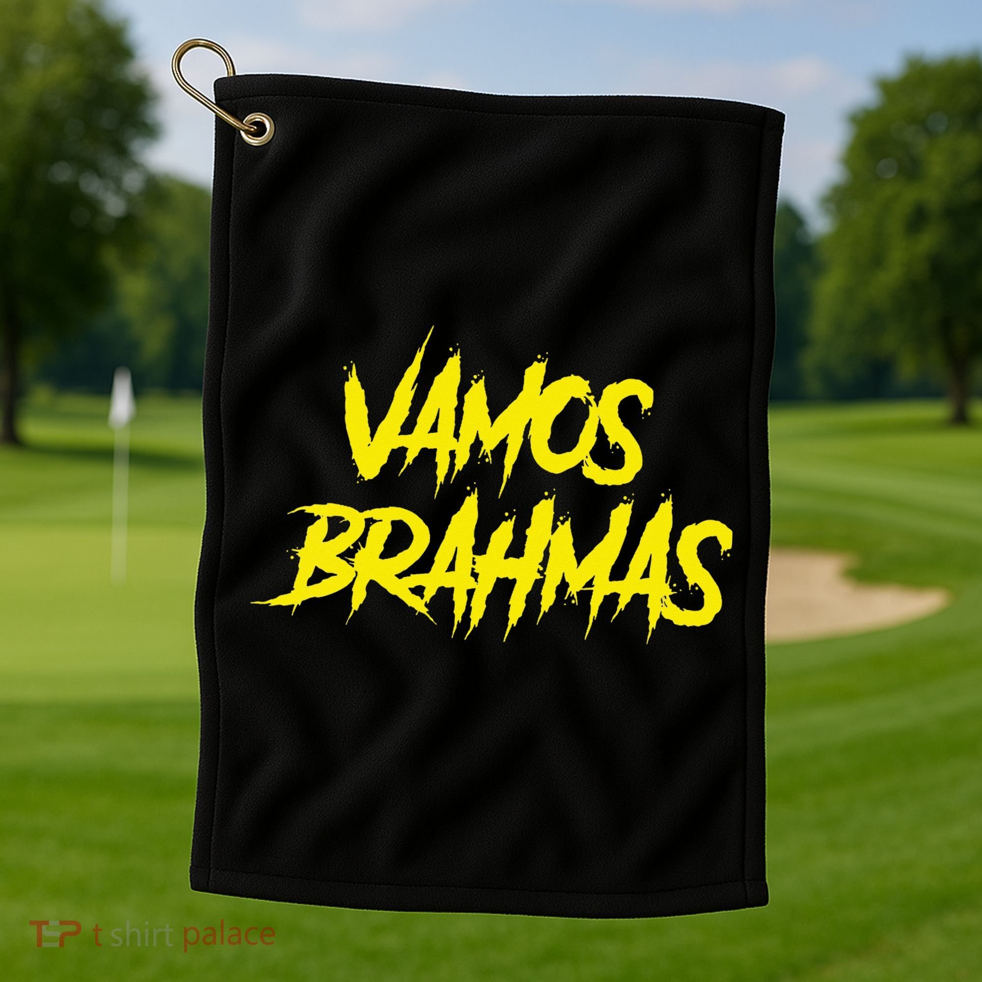 Vamos Brahmas San Antonio Football Tailgate Golf Towel
