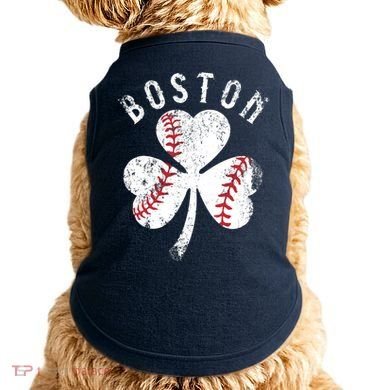 Vintage Boston St Patrick's Day Irish Shamrock Doggie Tank