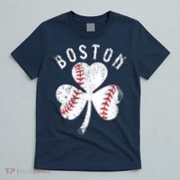 Vintage Boston St Patrick's Day Irish Shamrock T-Shirt thumb 5