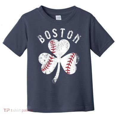 Vintage Boston St Patrick's Day Irish Shamrock Toddler T-Shirt