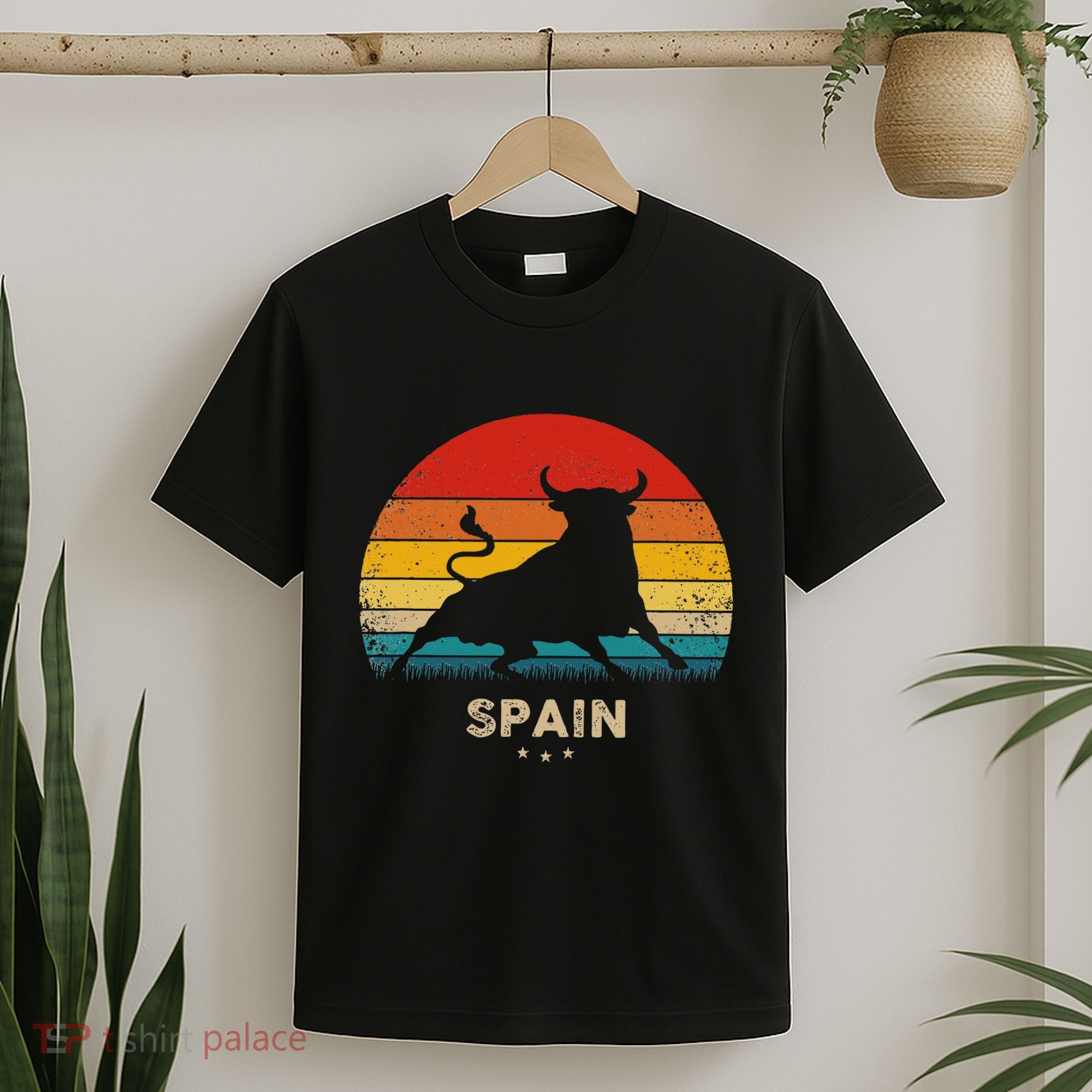Vintage Bull Silhouette Spain T-Shirt