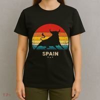 Vintage Bull Silhouette Spain T-Shirt thumb 4