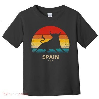 Vintage Bull Silhouette Spain Toddler T-Shirt