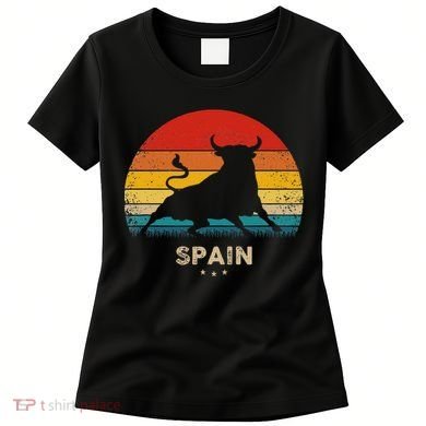 Vintage Bull Silhouette Spain Women's T-Shirt