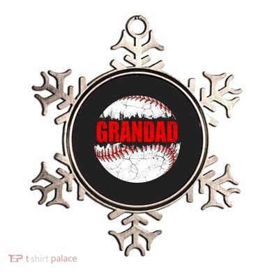 Vintage Baseball Softball Lover Grandad Fathers Day Gift Ornament