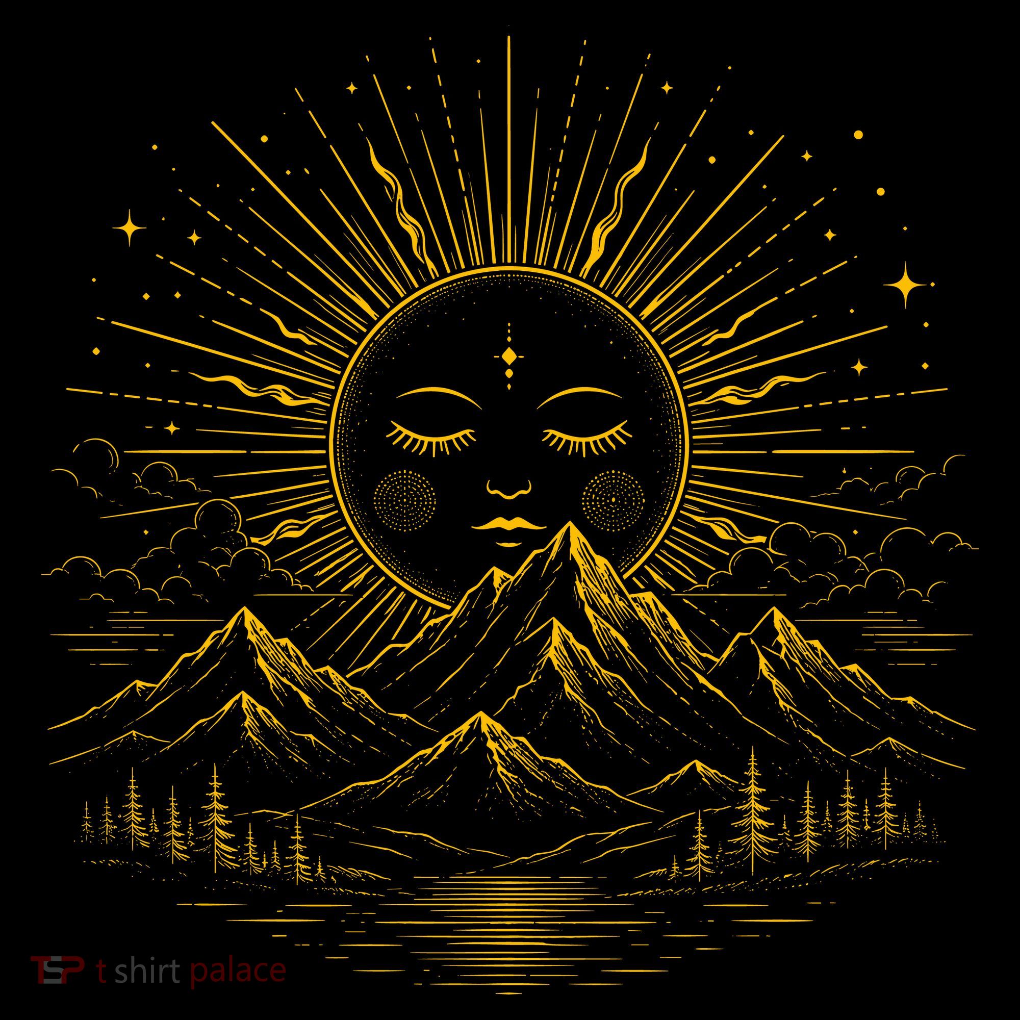 Vintage Boho Sun T-Shirt