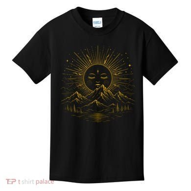Vintage Boho Sun Kids T-Shirt