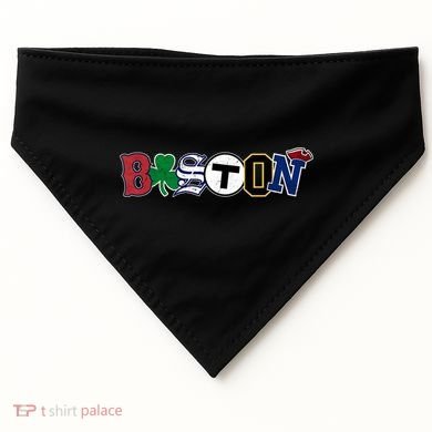 Vintage Boston Sports Fan City Pride TShirt USA-Made Doggie Bandana