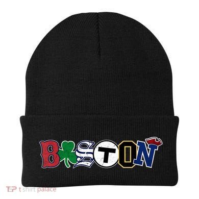 Vintage Boston Sports Fan City Pride TShirt Beanie