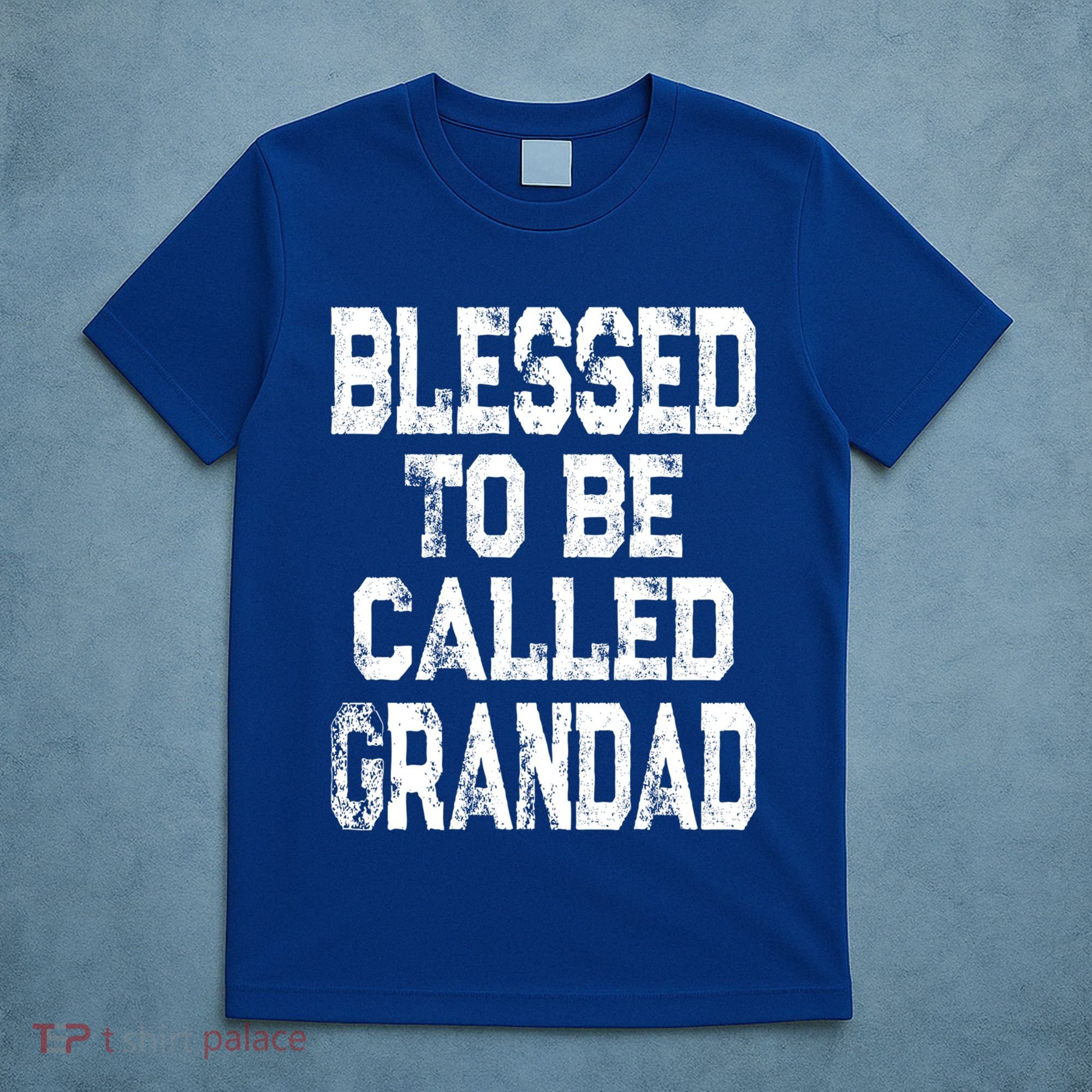 Vintage Blessed To Be Called Grandad Gift For Grandpa Meaningful Gift T-Shirt