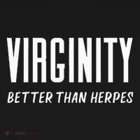 Virginity Better Than Herpes Virgins Rock Funny Abstinence Women's Hoodie thumb 2