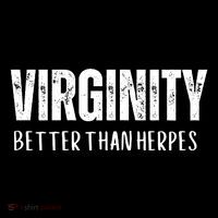 Virginity Better Than Herpes Long Sleeve Shirt thumb 2