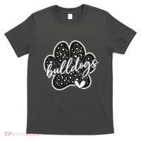 Vintage Bulldogs Team Pride School Spirit Back To School T-Shirt thumb 0