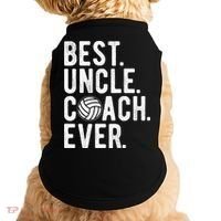 Volleyball Best Uncle Coach Ever Dad Daddy Father's Day Doggie Tank thumb 0
