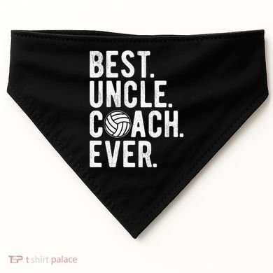 Volleyball Best Uncle Coach Ever Dad Daddy Father's Day USA-Made Doggie Bandana