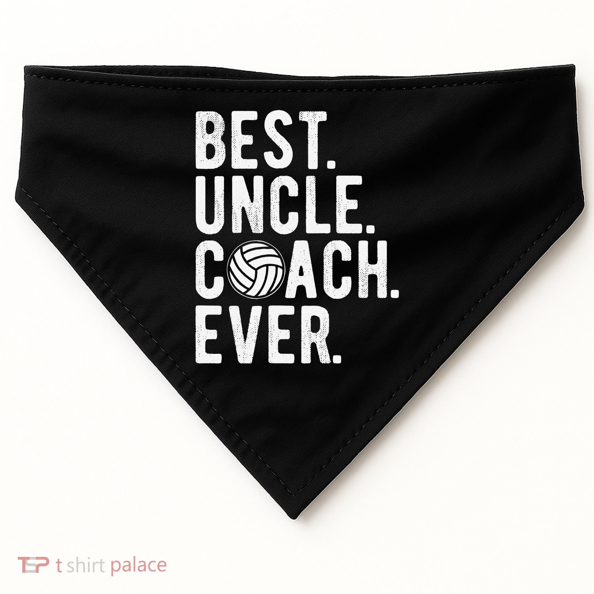 Volleyball Best Uncle Coach Ever Dad Daddy Father's Day USA-Made Doggie Bandana