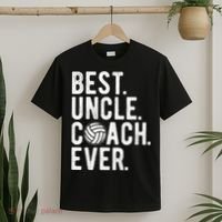 Volleyball Best Uncle Coach Ever Dad Daddy Father's Day T-Shirt thumb 2