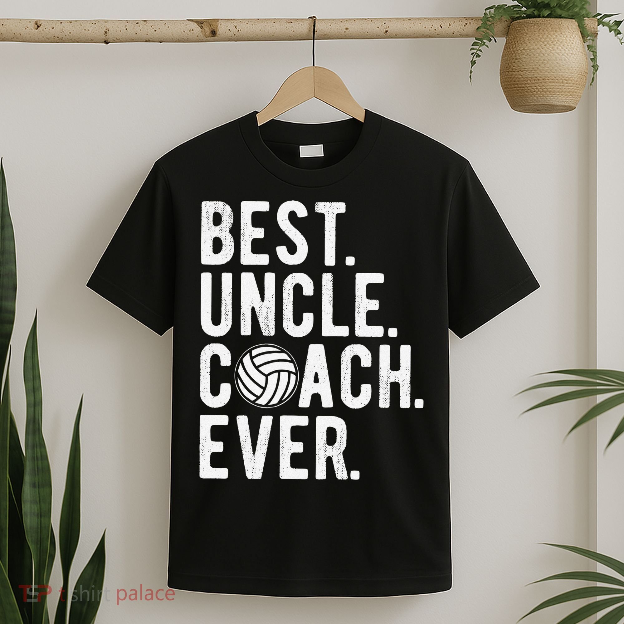 Volleyball Best Uncle Coach Ever Dad Daddy Father's Day T-Shirt