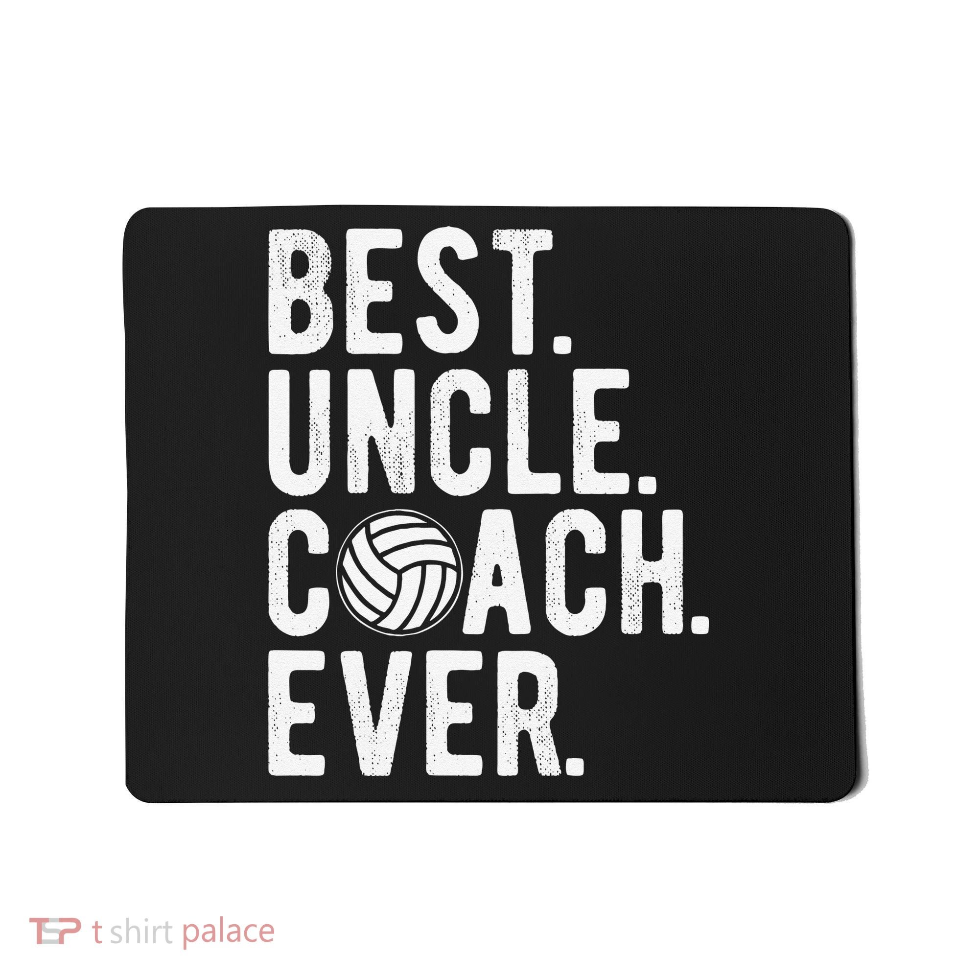 Volleyball Best Uncle Coach Ever Dad Daddy Father's Day Mousepad