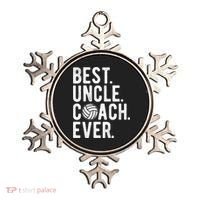 Volleyball Best Uncle Coach Ever Dad Daddy Father's Day Ornament thumb 0