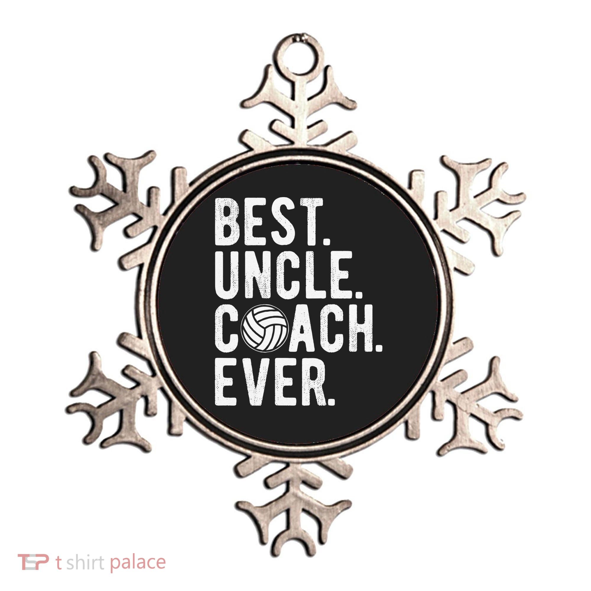 Volleyball Best Uncle Coach Ever Dad Daddy Father's Day Ornament