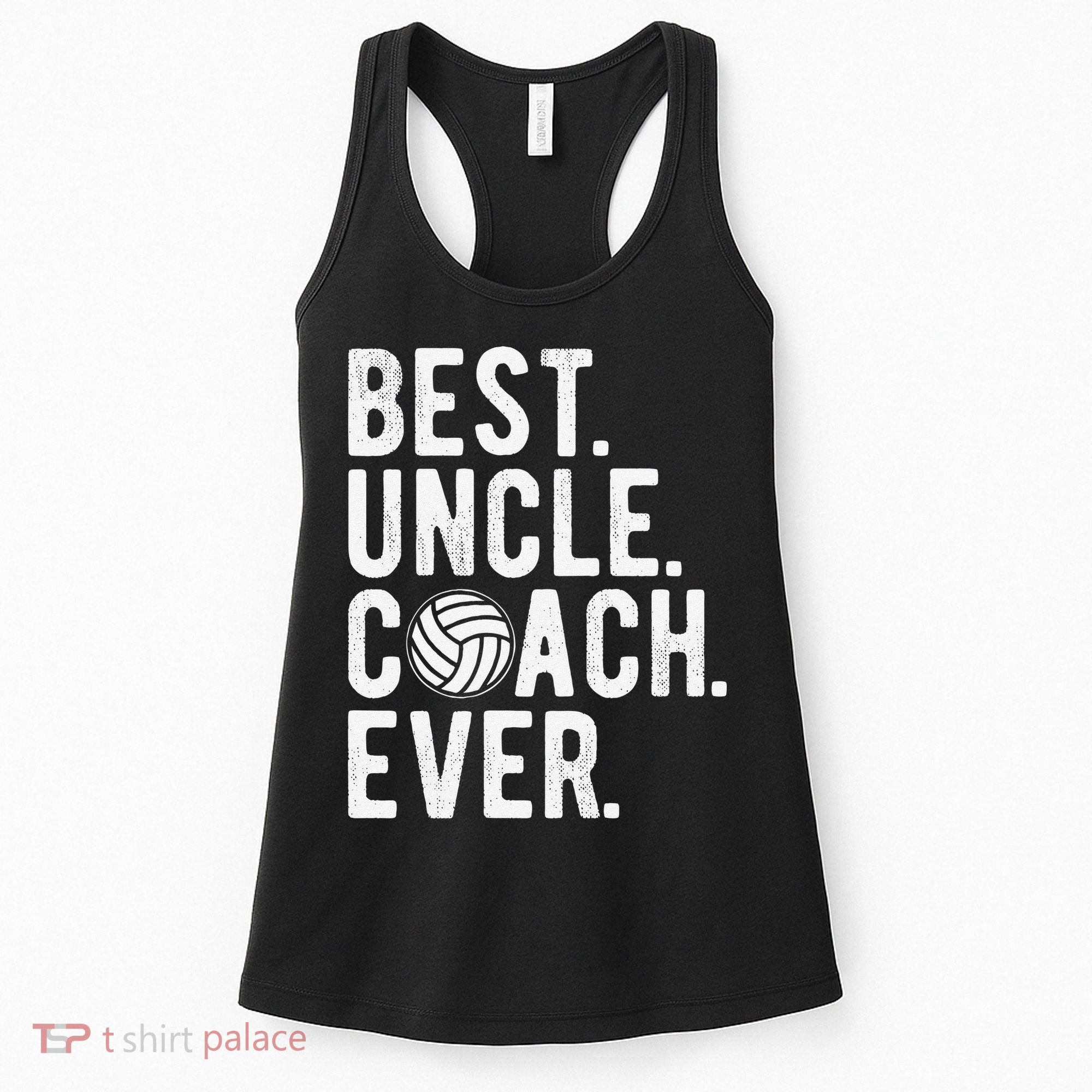 Volleyball Best Uncle Coach Ever Dad Daddy Father's Day Women's Tank Top