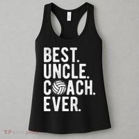 Volleyball Best Uncle Coach Ever Dad Daddy Father's Day Women's Tank Top thumb 3