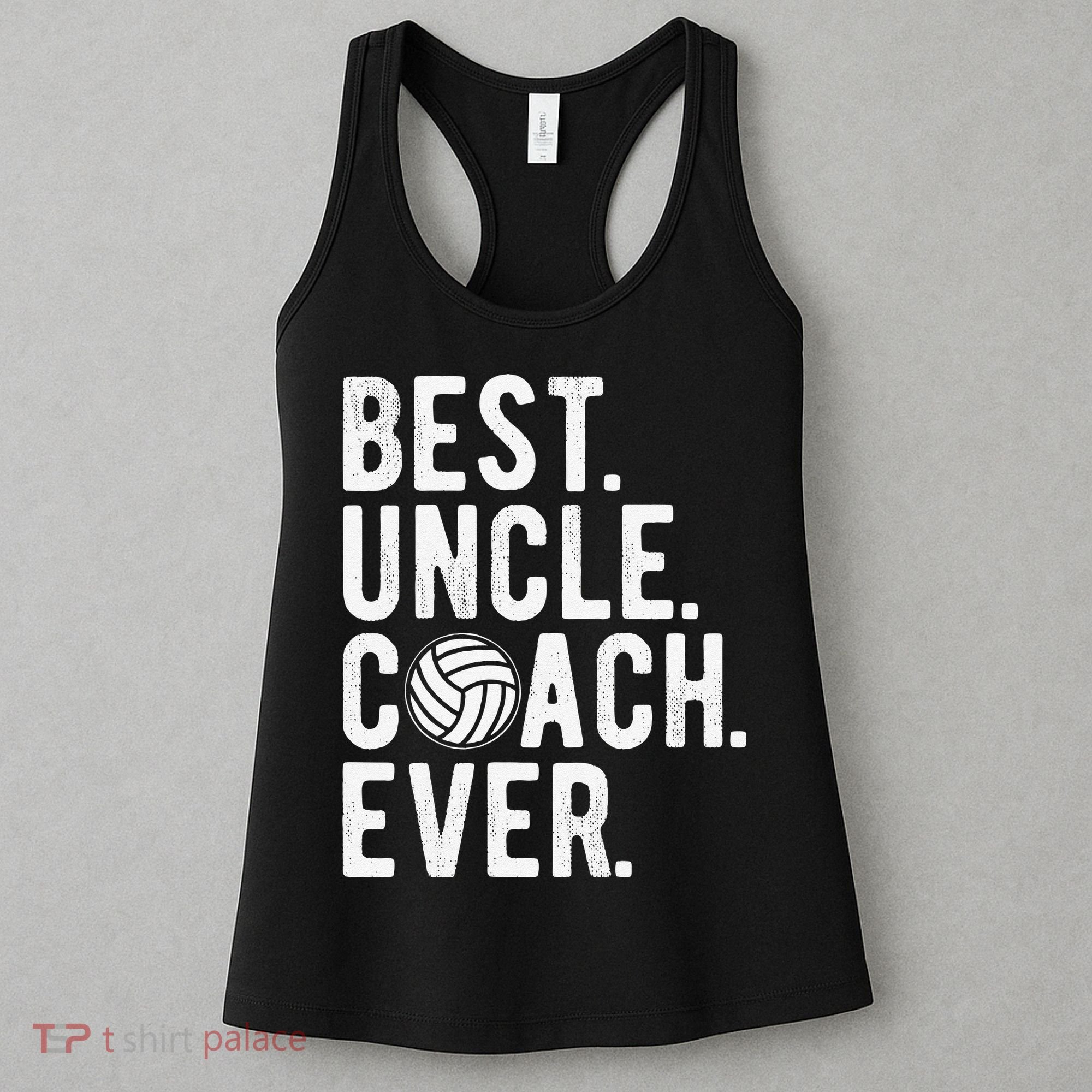 Volleyball Best Uncle Coach Ever Dad Daddy Father's Day Women's Tank Top